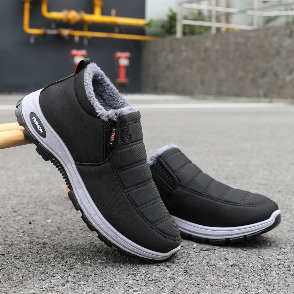 Waterproof Winter Boot - 플리스 안감으로 따뜻하고, 스타일리시하며 다재다능하고, 가볍고
