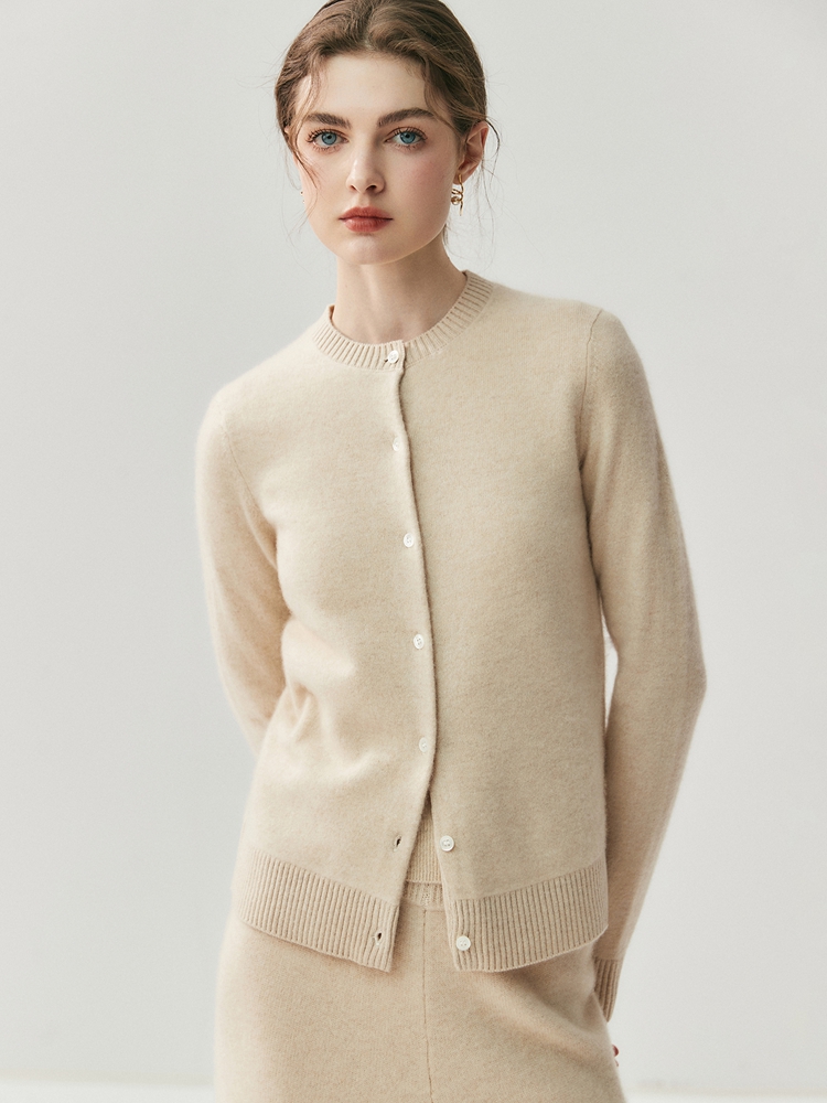 CHICUU 가을 겨울 여성 두꺼운 O넥 가디건 기본  - Wool Coat Peacoat 리뷰 및 가격