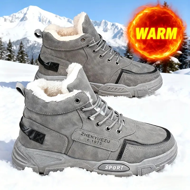 남성용 가을·겨울 하이탑 대형 아웃도어 스노우 부츠,  - Waterproof Winter Boot 리뷰 및 가격