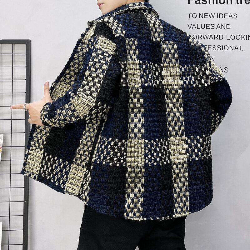 2025년 봄 신상품 남성용 두꺼운 체크 무늬 셔츠 재 - Flannel Shirt Lined 리뷰 및 가격
