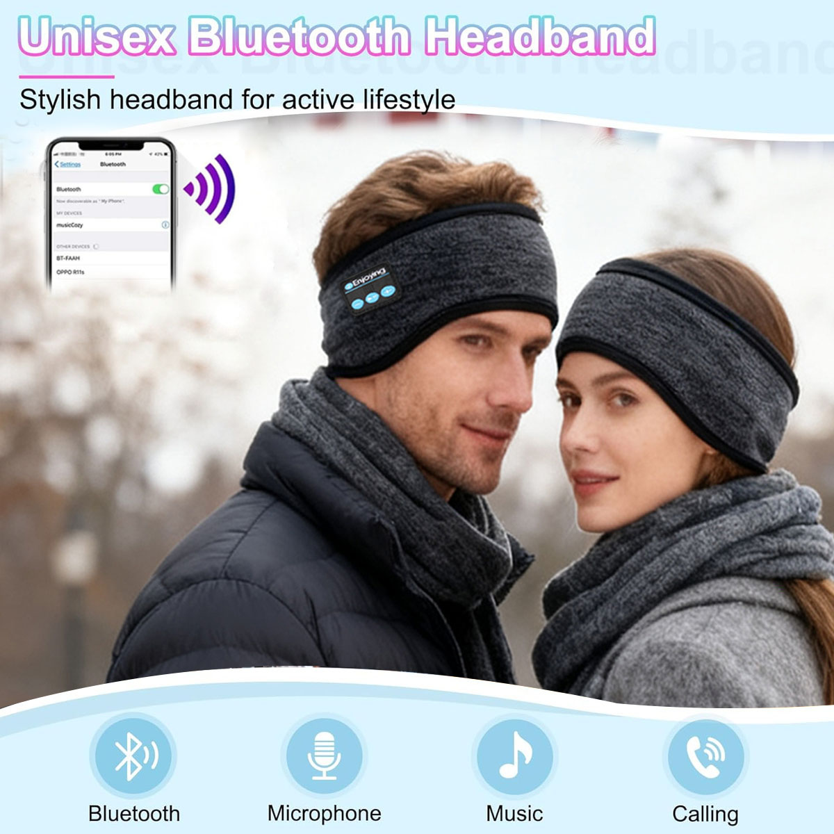 무선 블루투스 헤드폰 헤드밴드 스포츠 음악 유니섹스 겨 - Winter Headband Fleece 리뷰 및 가격
